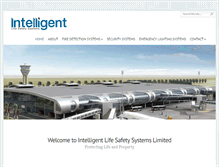 Tablet Screenshot of intelligentlifesafety.com